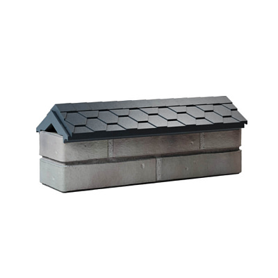 Парапет ZKING EVEREST 180х510х75мм Серый с посадкой на 0.5 кирпича (130мм)