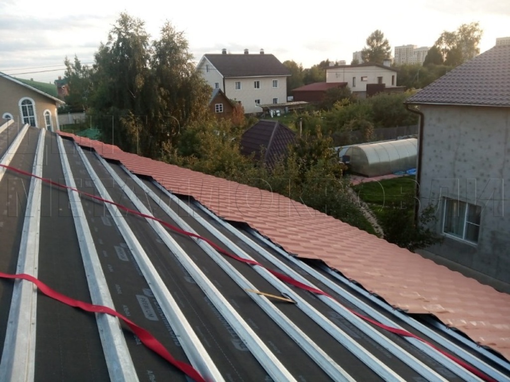 Металлочерепица Геркулес 8004 терракотовый Стальной Бархат от Центра Металлокровли в Томске