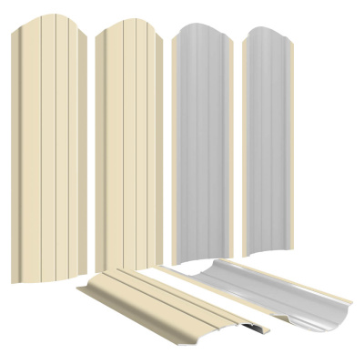 Штакетник Полукруглый RAL 1015 Слоновая Кость для забора