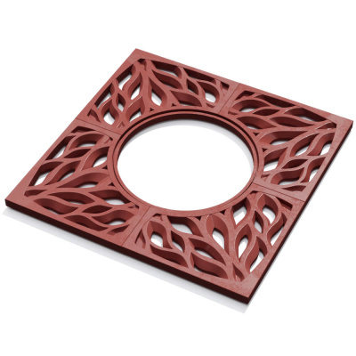 Приствольная решетка ПП ZKING CRUST 1.2х1.2м Красная 3