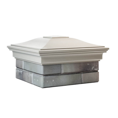 Колпак на столб забора MONBLAN Бежевый 1,5х1,5 еврокирпича (0.7НФ) 2