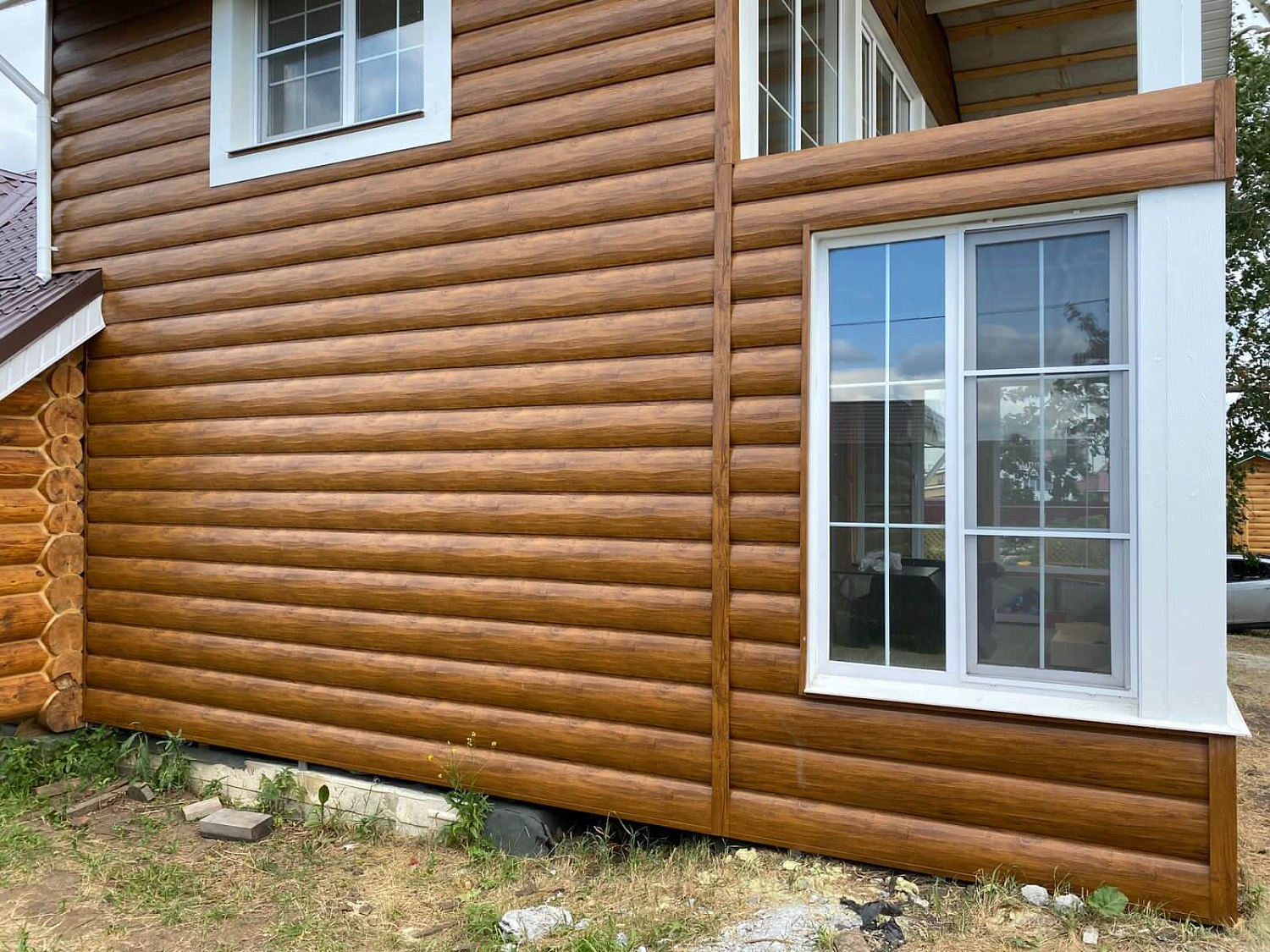 Металлический сайдинг ЦАРЬСАЙДИНГ на фасаде дома 350м2