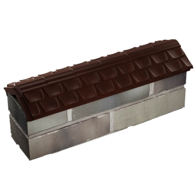 Парапет Elbrus Коричневый на 0.5 кирпича 130мм фото 4